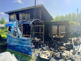 Электросамокат стал причиной пожара в бане в Омутнинском районе